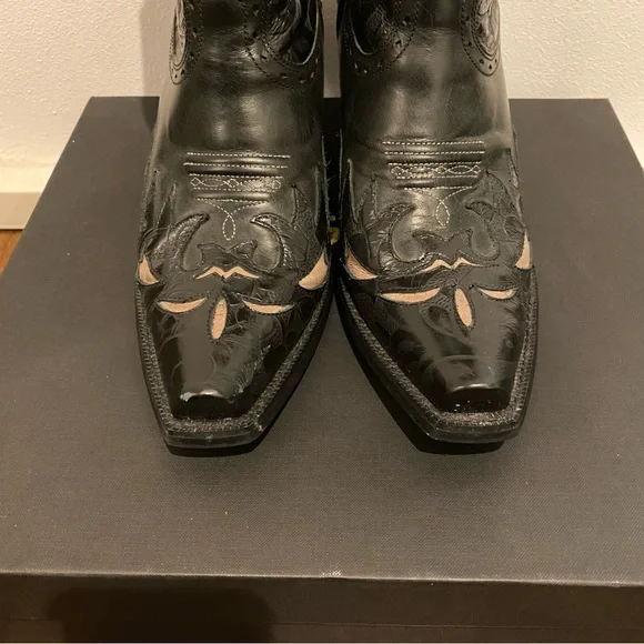 Ariat Black Women’s Dahlia Cowboy Western Boots Size 10 - Picture 3 of 10